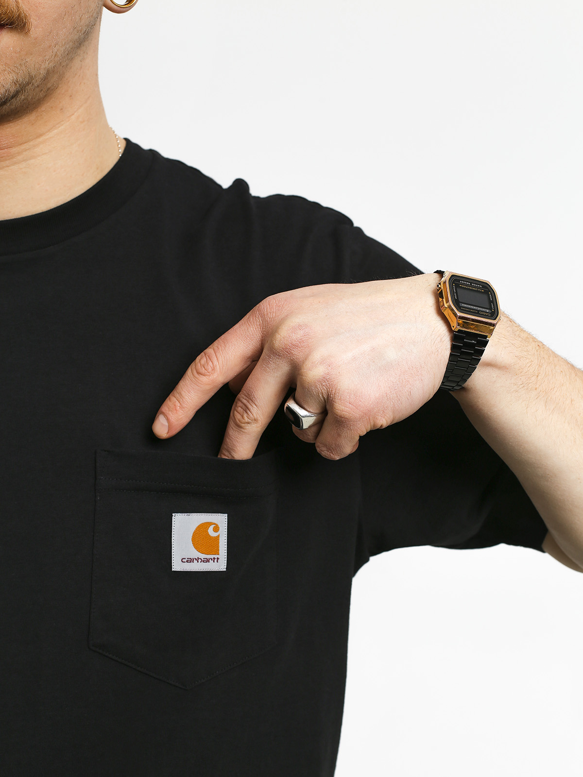 T-shirt Carhartt Pocket (black)
