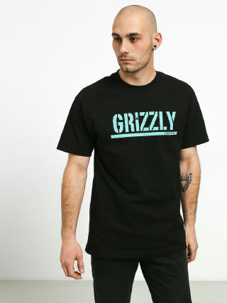 T-shirt Grizzly Griptape Stamped (black)