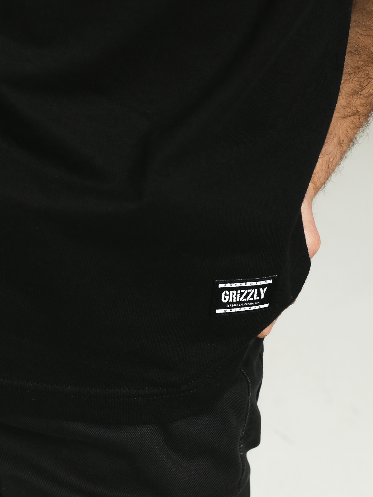 T-shirt Grizzly Griptape Stamped (black)