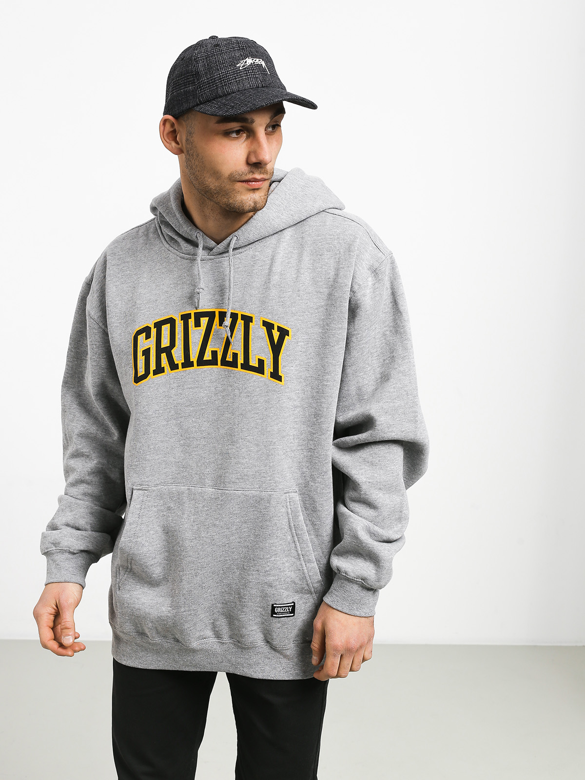 Bluza z kapturem Grizzly Griptape University HD (grey heather)