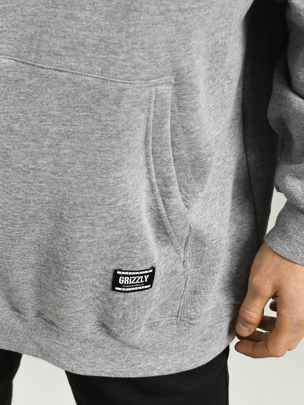Bluza z kapturem Grizzly Griptape University HD (grey heather)