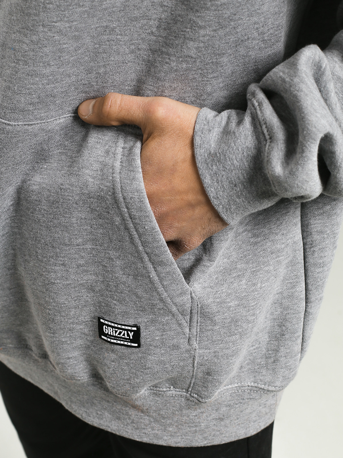 Bluza z kapturem Grizzly Griptape University HD (grey heather)
