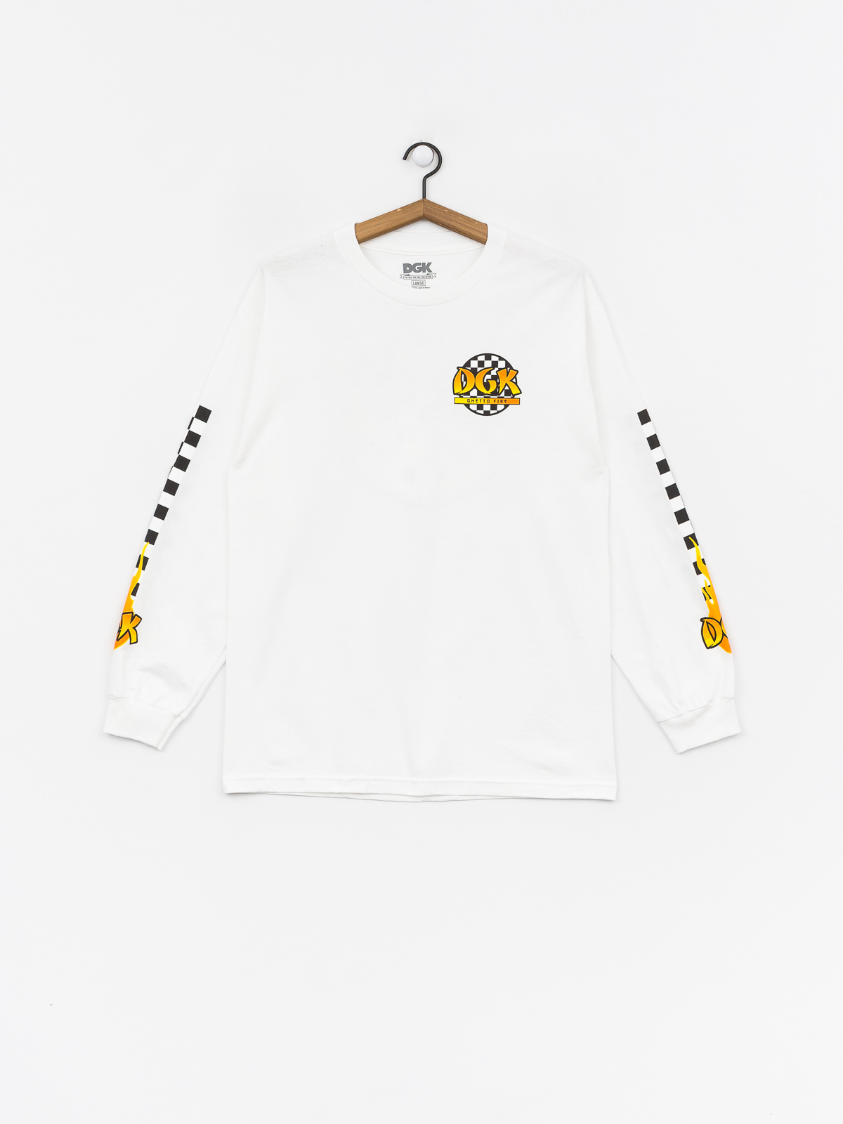 Longsleeve DGK Ghetto Fire (white)