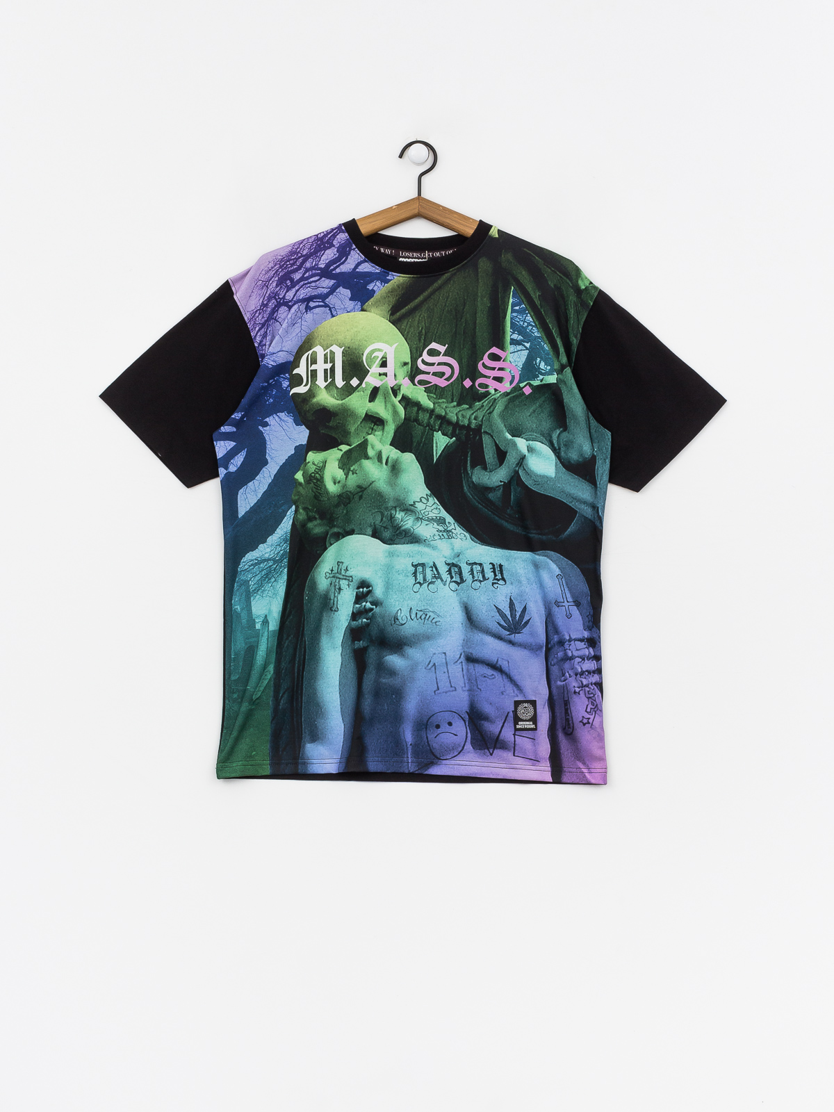 T-shirt MassDnm XOXO (multicolor/black)