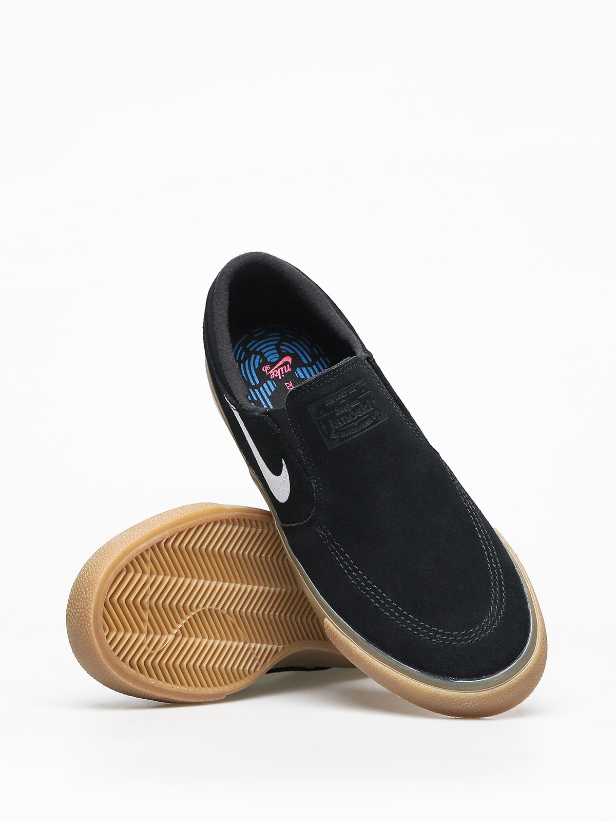 Buty Nike SB Sb Zoom Janoski Slip Rm (black/white black gum light brown)