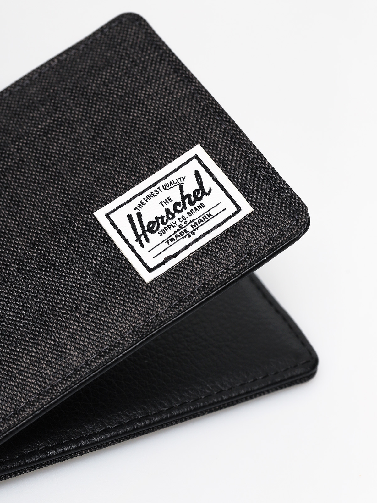 Portfel Herschel Supply Co. Hank Rfid (black crosshatch/black)
