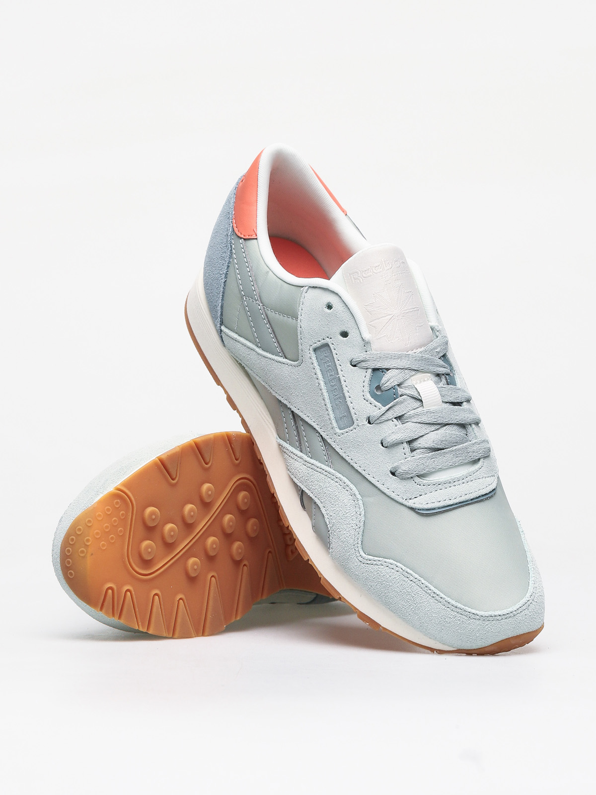 Buty Reebok Cl Nylon Wmn (sea spray/teal/pink)