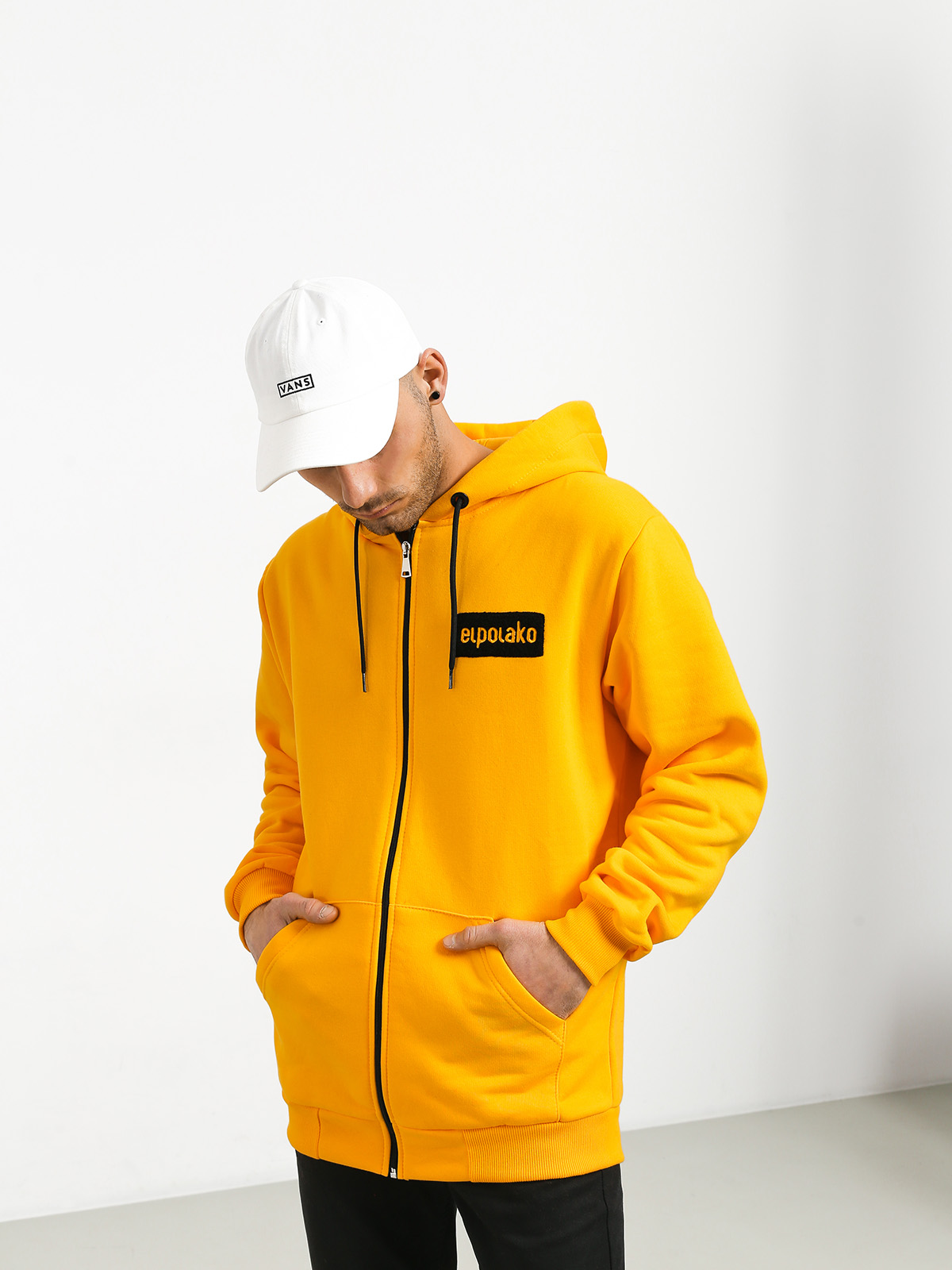 Bluza z kapturem El Polako Small Logo ZHD (yellow)