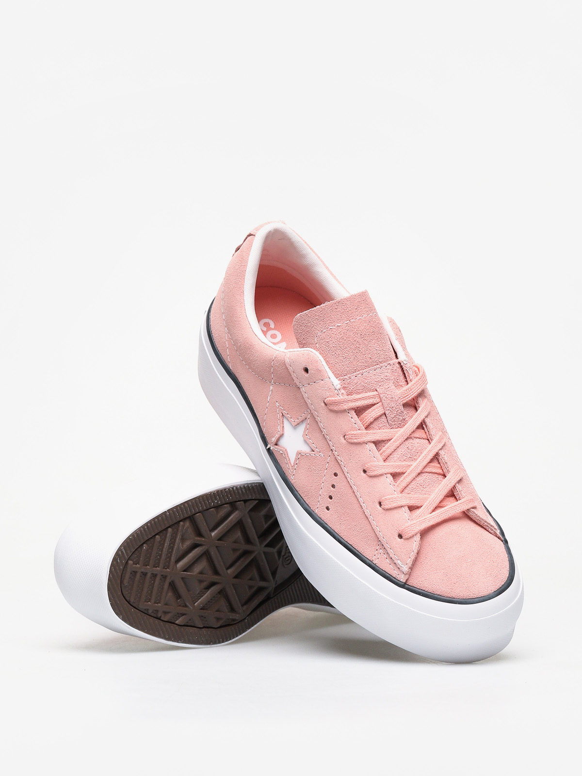 Trampki Converse One Star Platform Ox Wmn (bleached coral/black/white)
