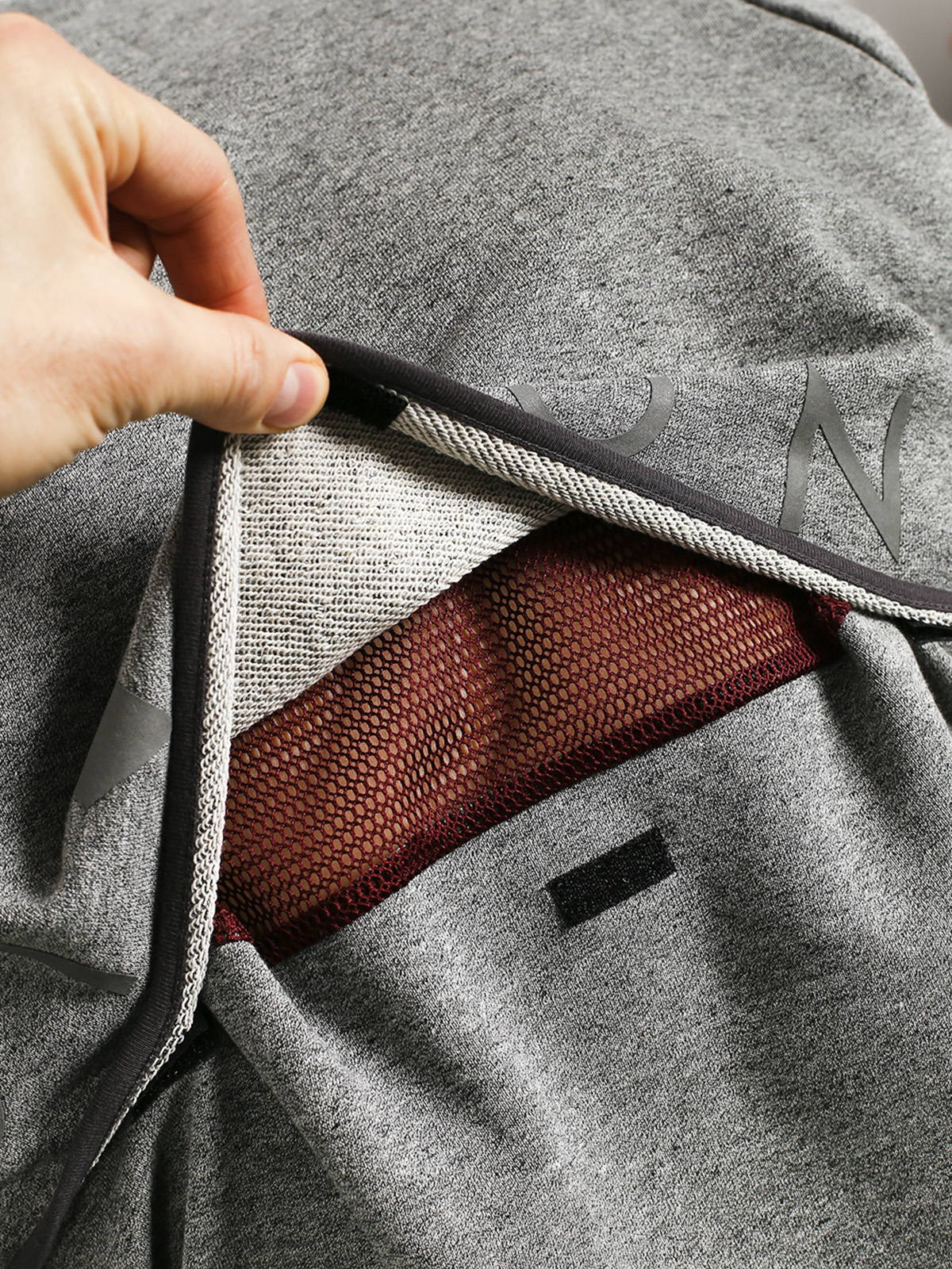 Bluza z kapturem Diamond Supply Co. Fordham HD (heather grey)