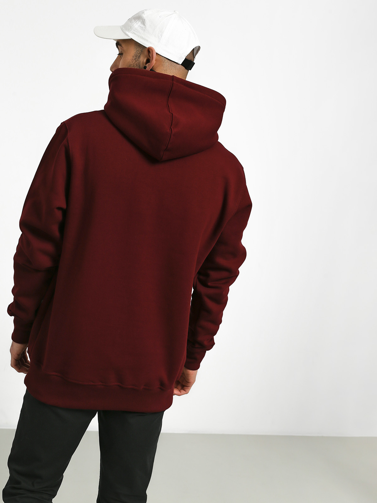 Bluza z kapturem Nervous Classic HD (maroon)