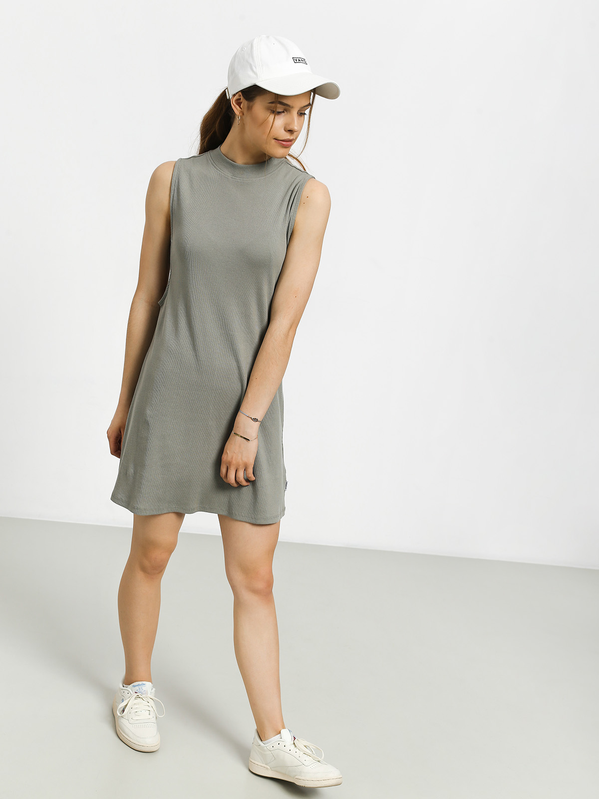 Sukienka RVCA Talin Wmn (grey mist)