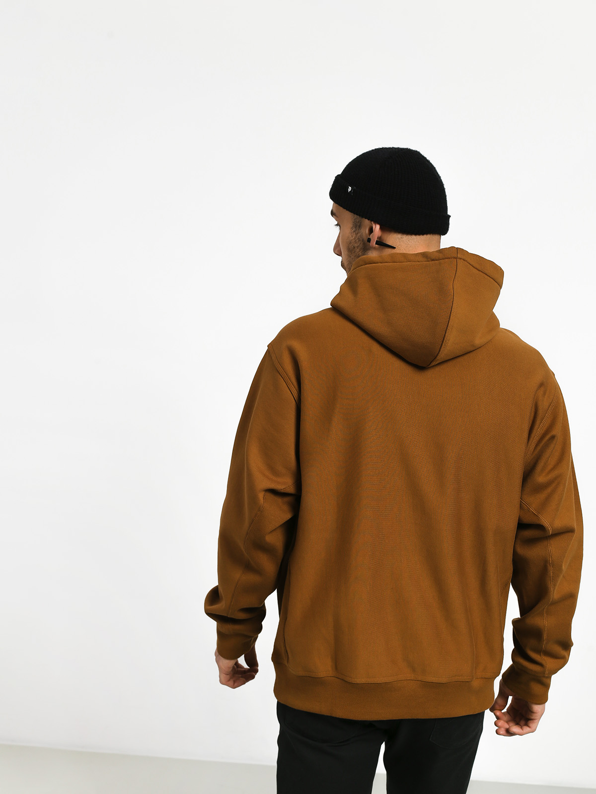 Bluza z kapturem Carhartt WIP American Script HD (hamilton brown)