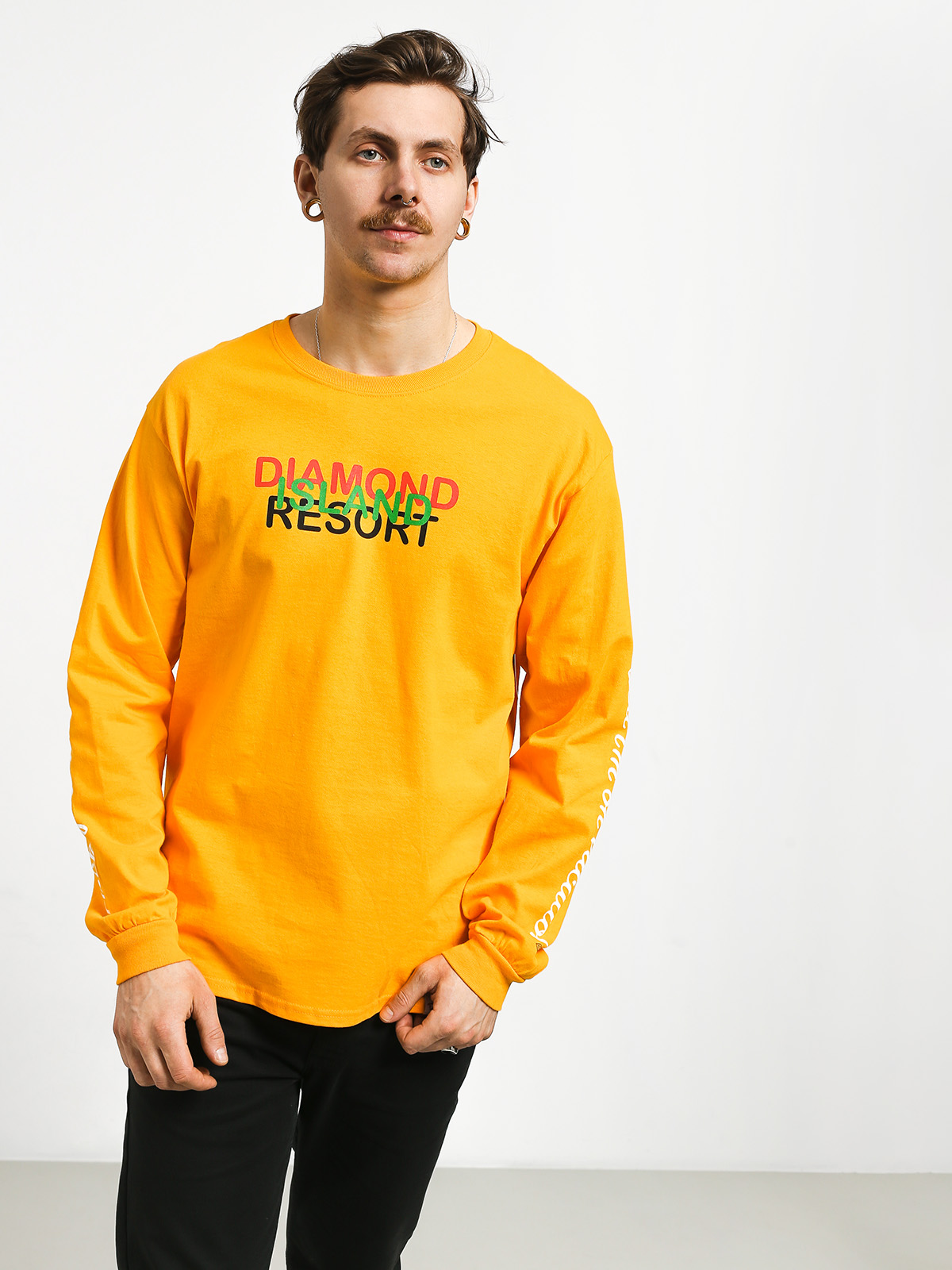 Longsleeve Diamond Supply Co. Diamond Resort (gold)
