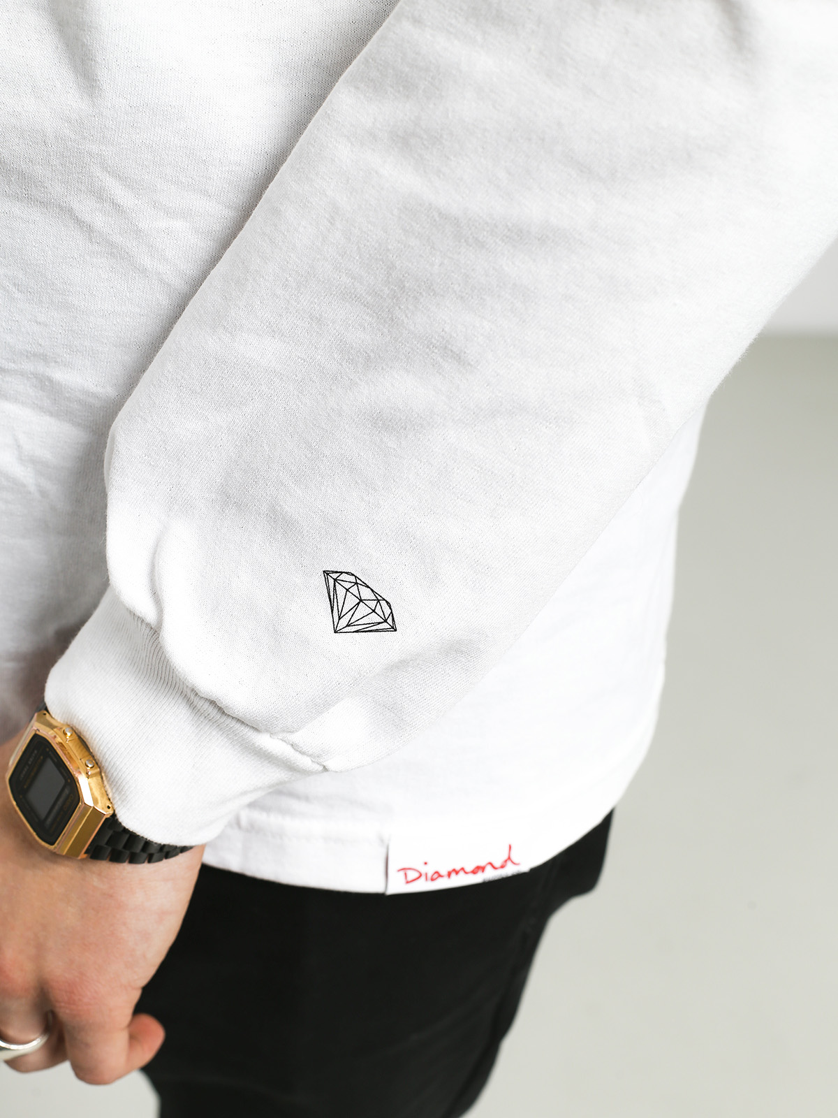 Longsleeve Diamond Supply Co. Paradise Og Script (white)