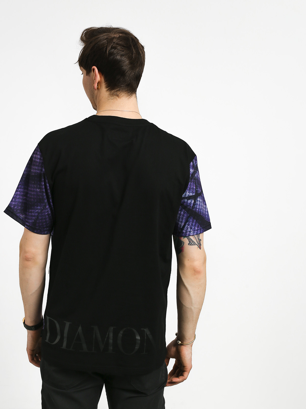 T-shirt Diamond Supply Co. Distorted Flower (black)