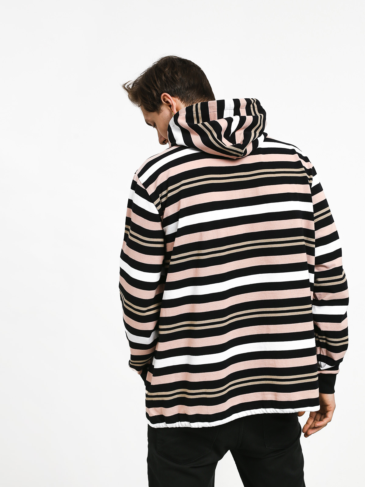 Bluza z kapturem Diamond Supply Co. Marquise Striped ZHD (black)