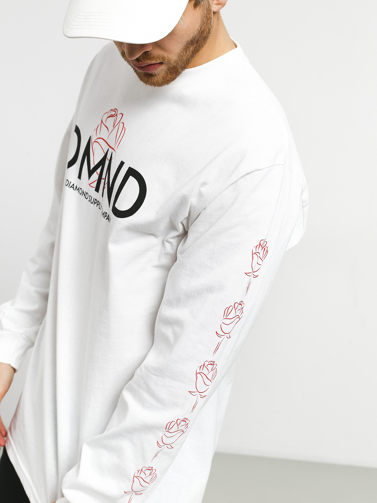 Longsleeve Diamond Supply Co. Dmnd Amour (white)