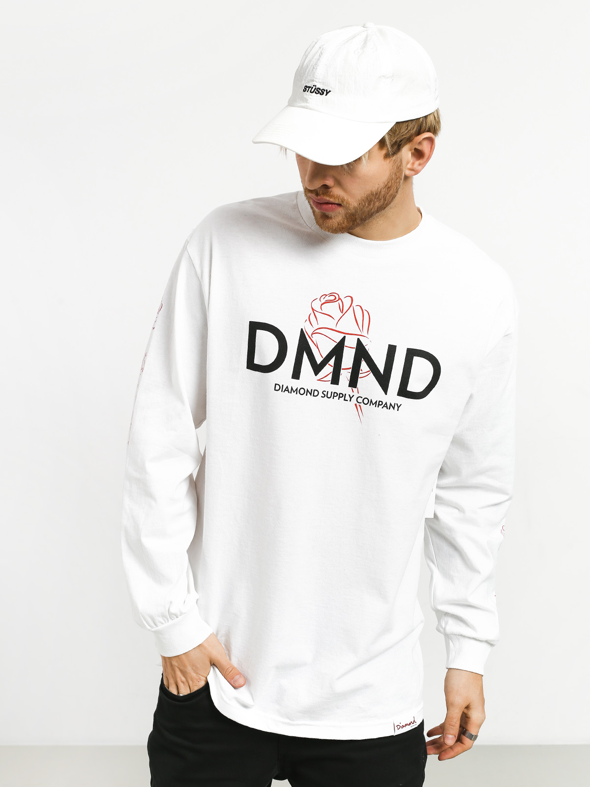 Longsleeve Diamond Supply Co. Dmnd Amour (white)