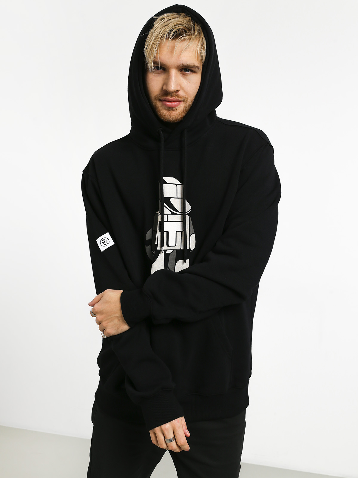 Bluza z kapturem Tabasko Lineart HD (black)