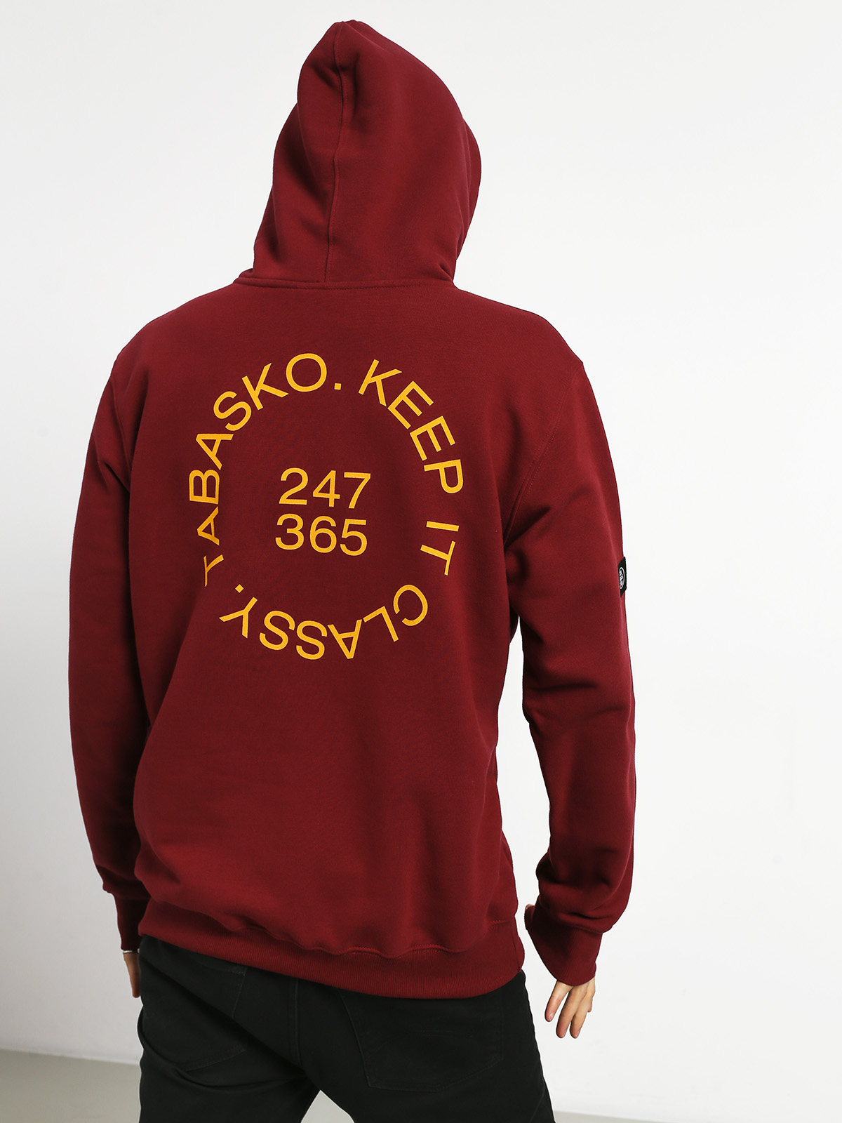 Bluza z kapturem Tabasko Circle HD (maroon)