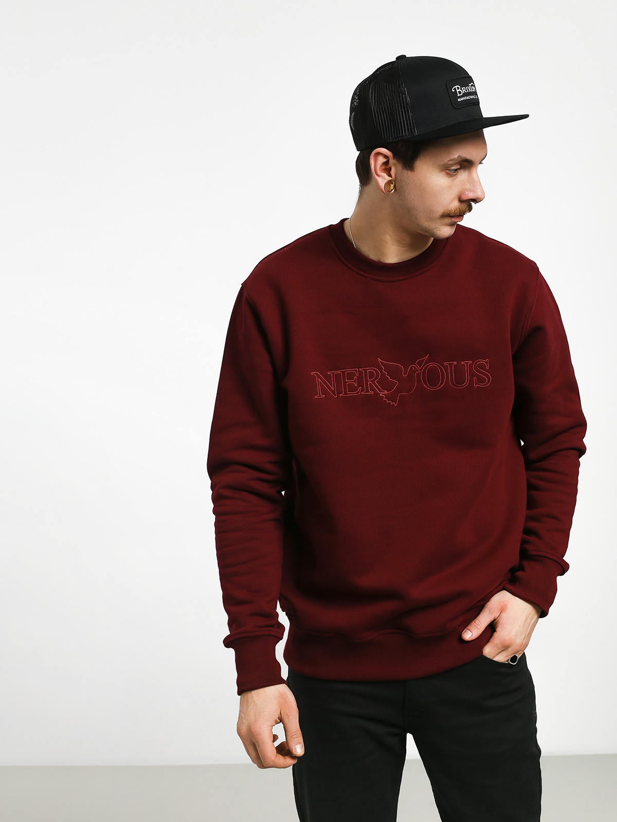 Bluza Nervous Classic (maroon)