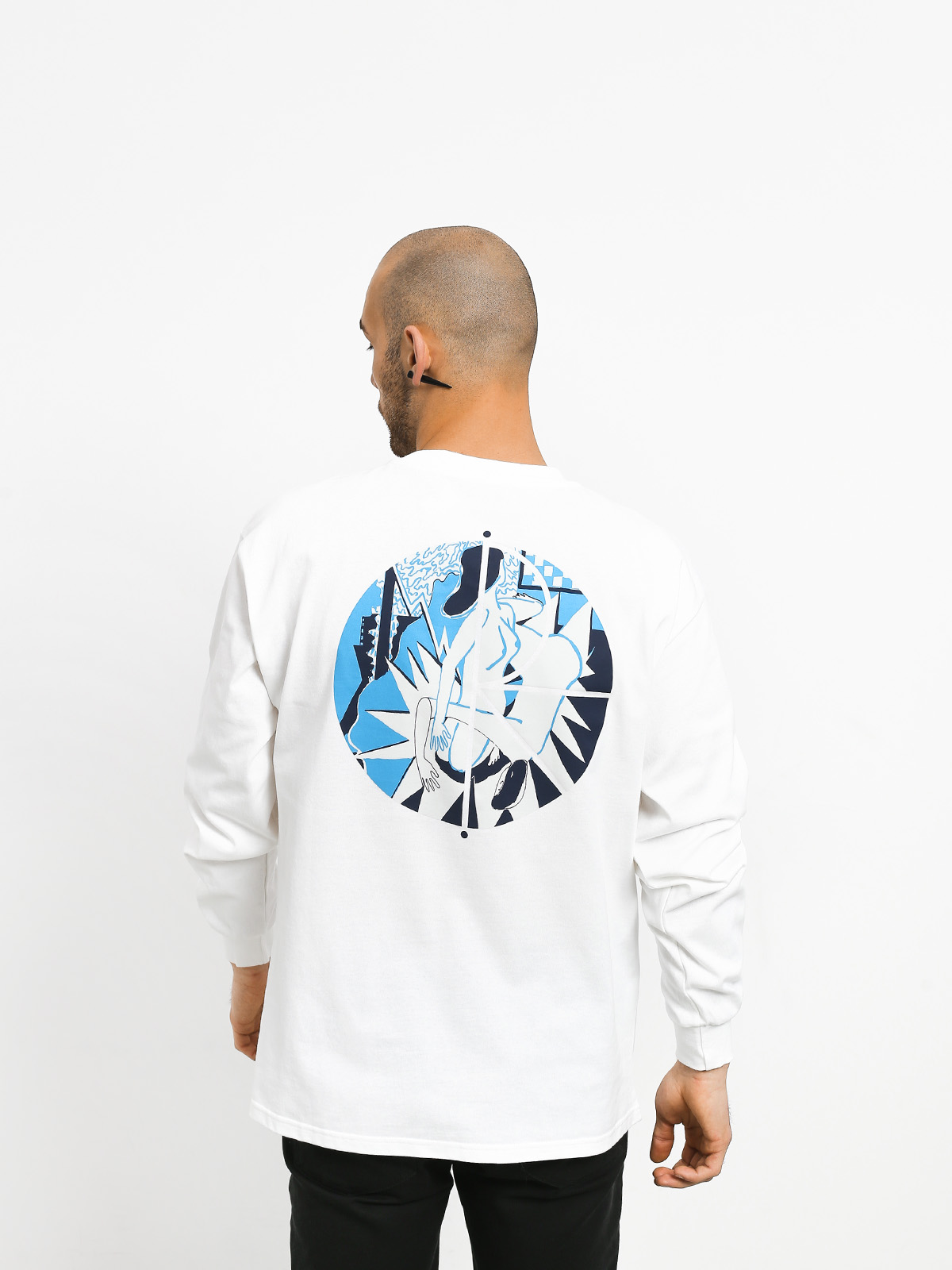 Longsleeve Polar Skate 69 Fill Logo (white)