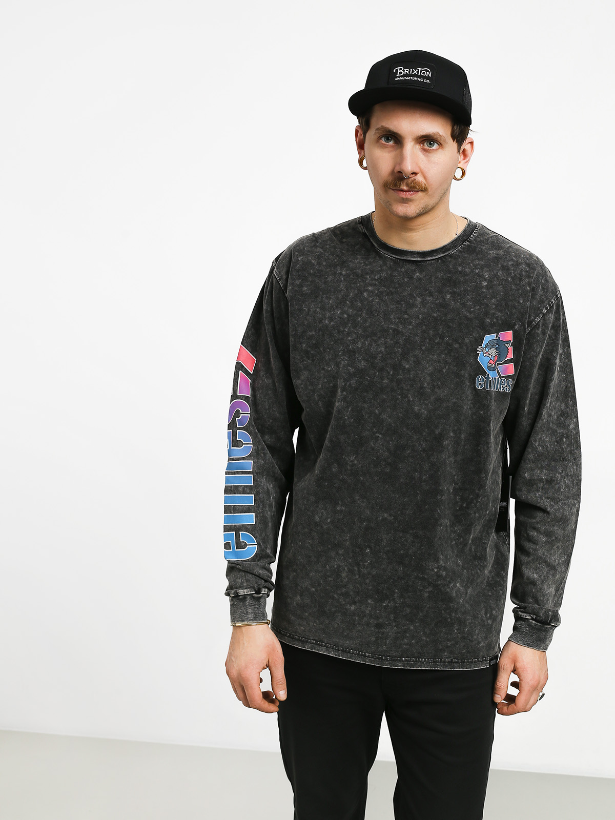 Longsleeve Etnies Retro (charcoal)