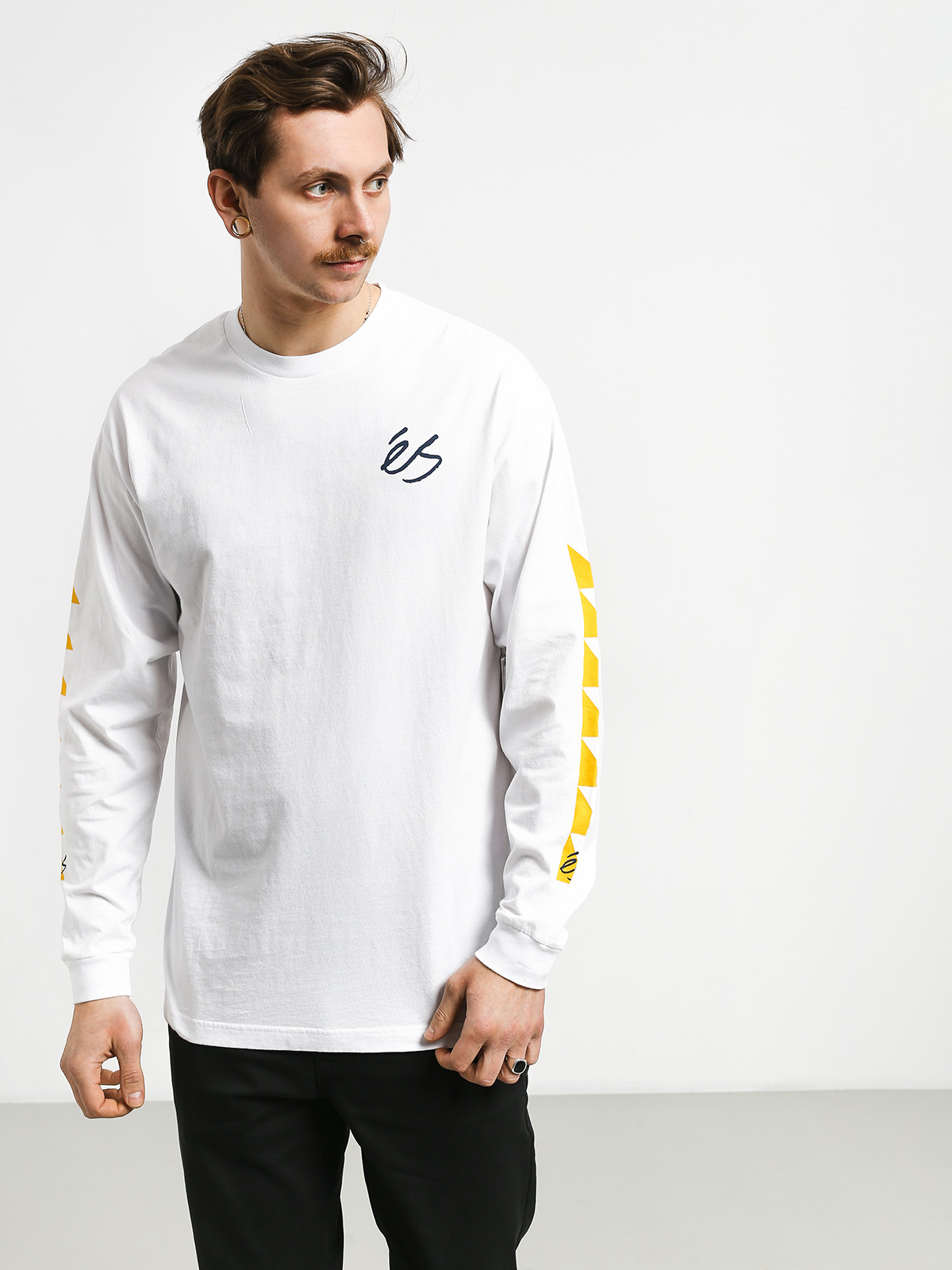 Longsleeve eS Split Block (white)