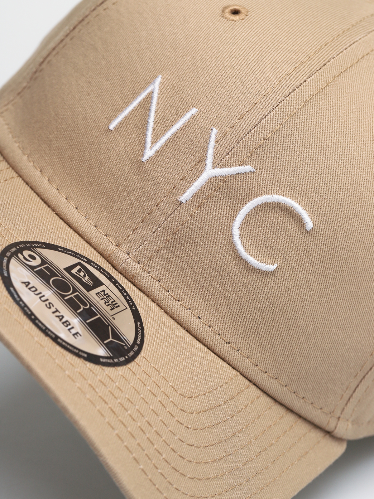 Czapka z daszkiem New Era 9Forty Essential New Era ZD (camel/optic white)