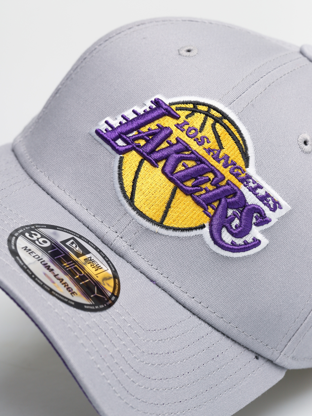 Czapka z daszkiem New Era 39Thirty Nba Team Los Angeles Lakers ZD (gray)