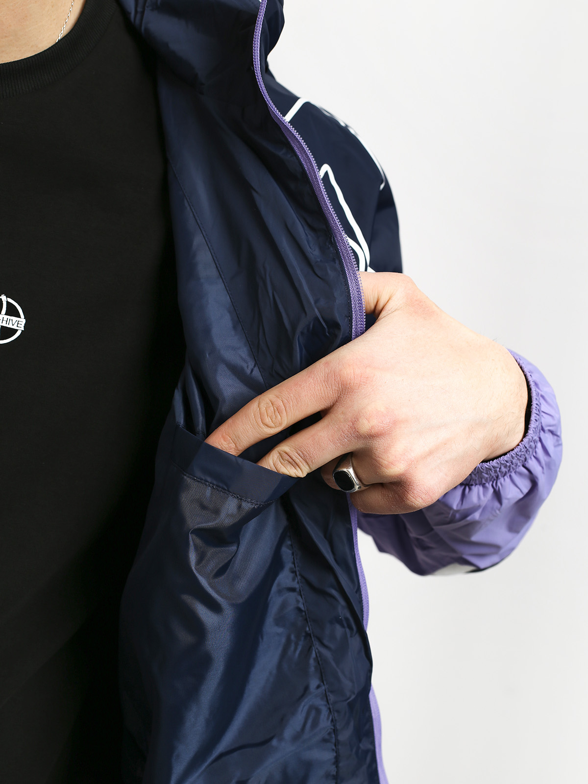 Kurtka Fila Dan (violet tulip/black iris/bright white)