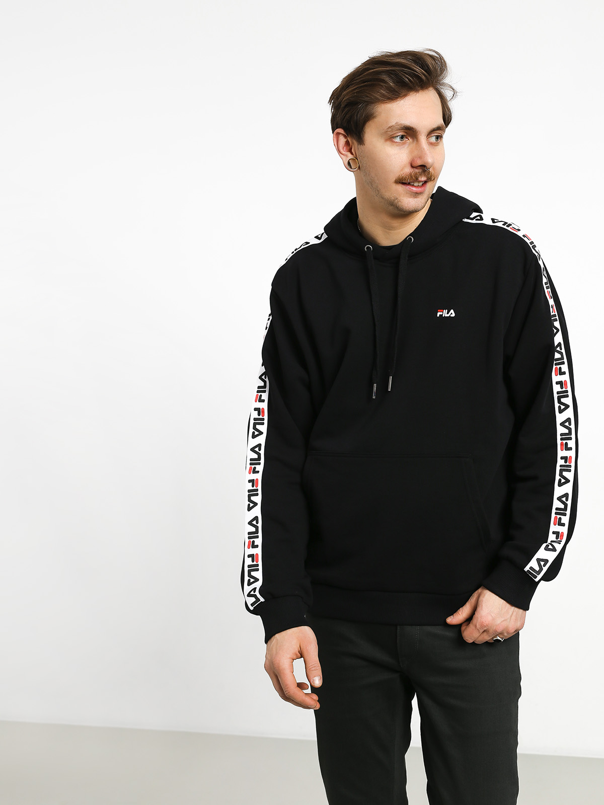 Bluza z kapturem Fila David HD (black)
