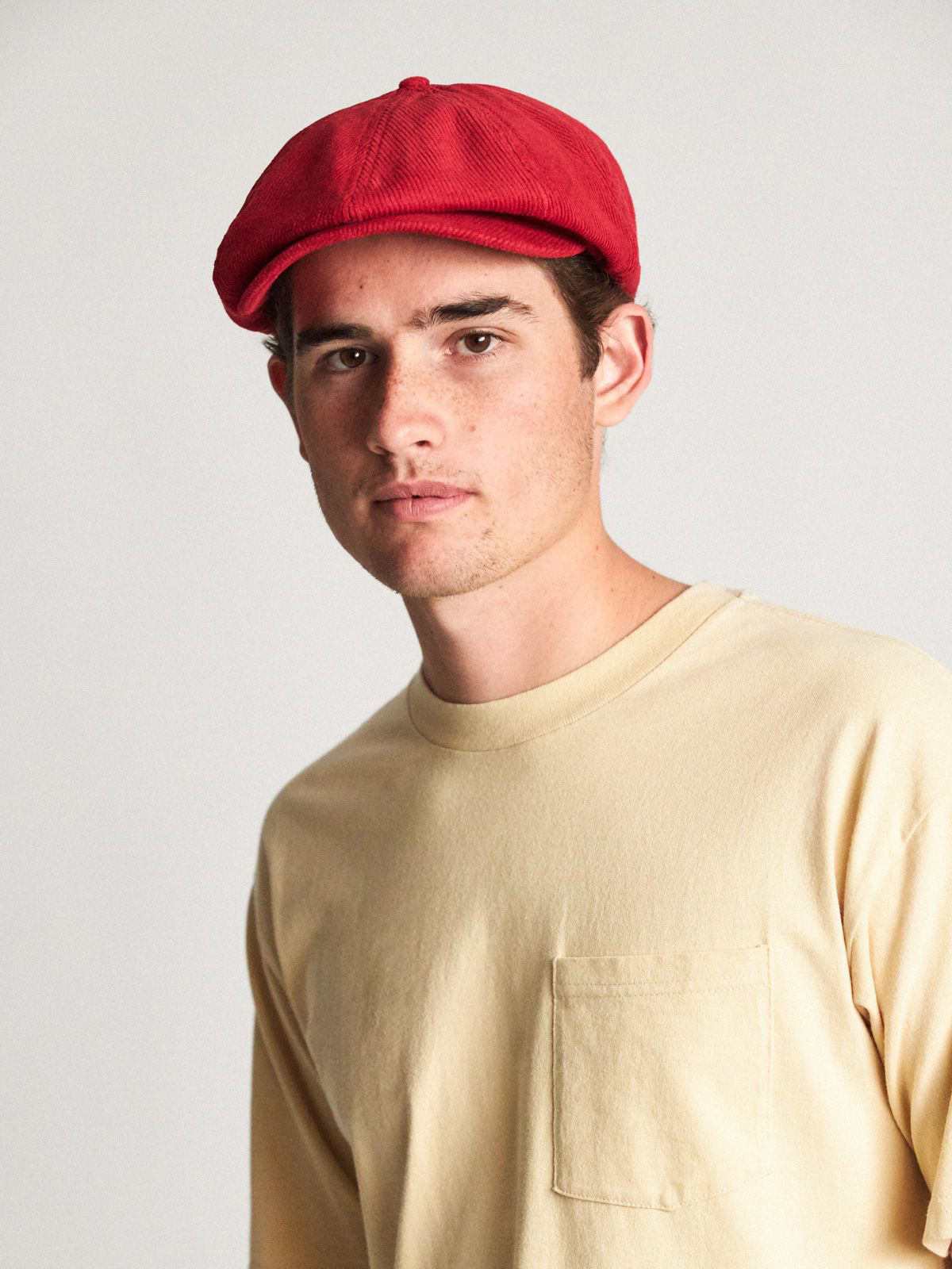 Kaszkiet Brixton Brood Snap ZD (red)