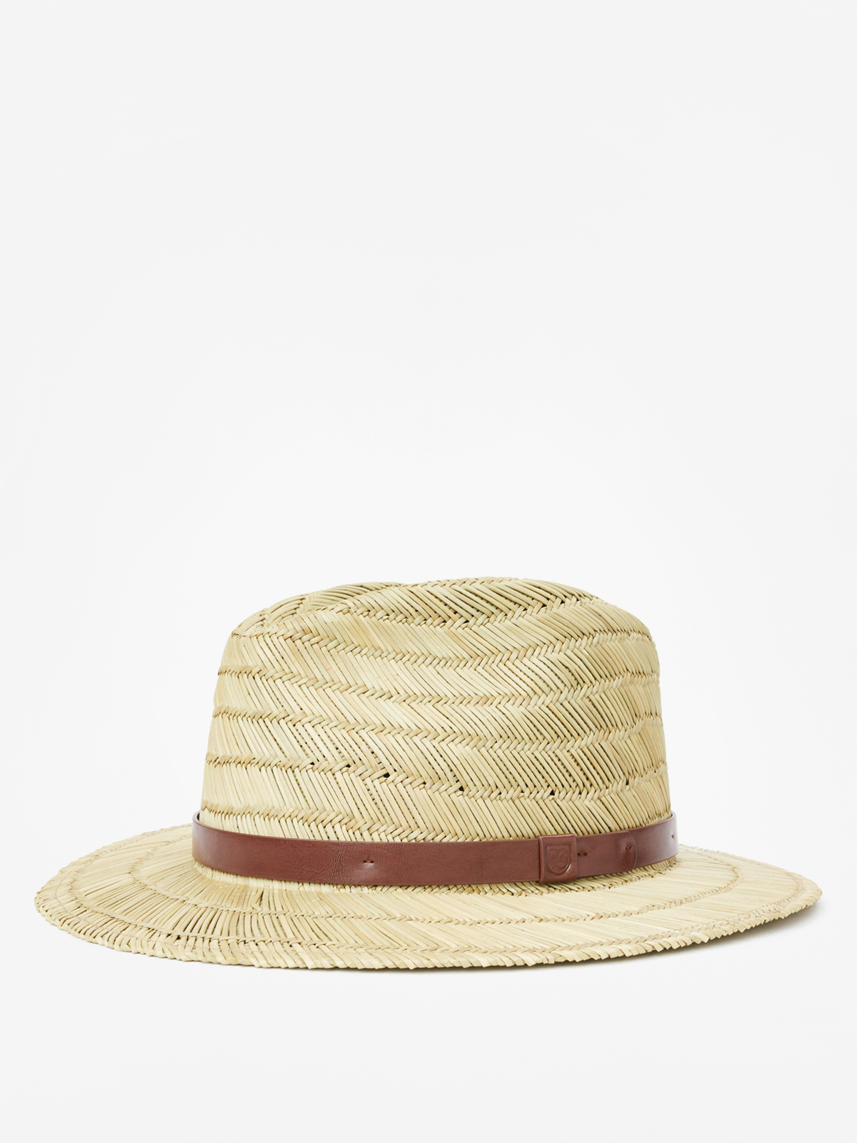 Kapelusz Brixton Messer Straw Fedora (tan)