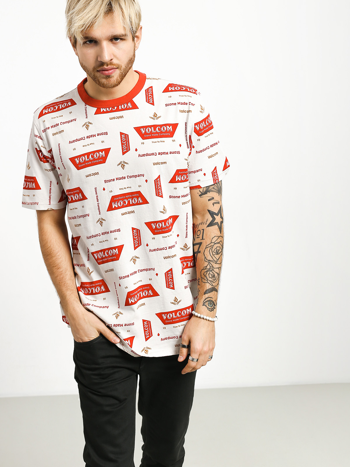 T-shirt Volcom Garage Beers Crew (wht)