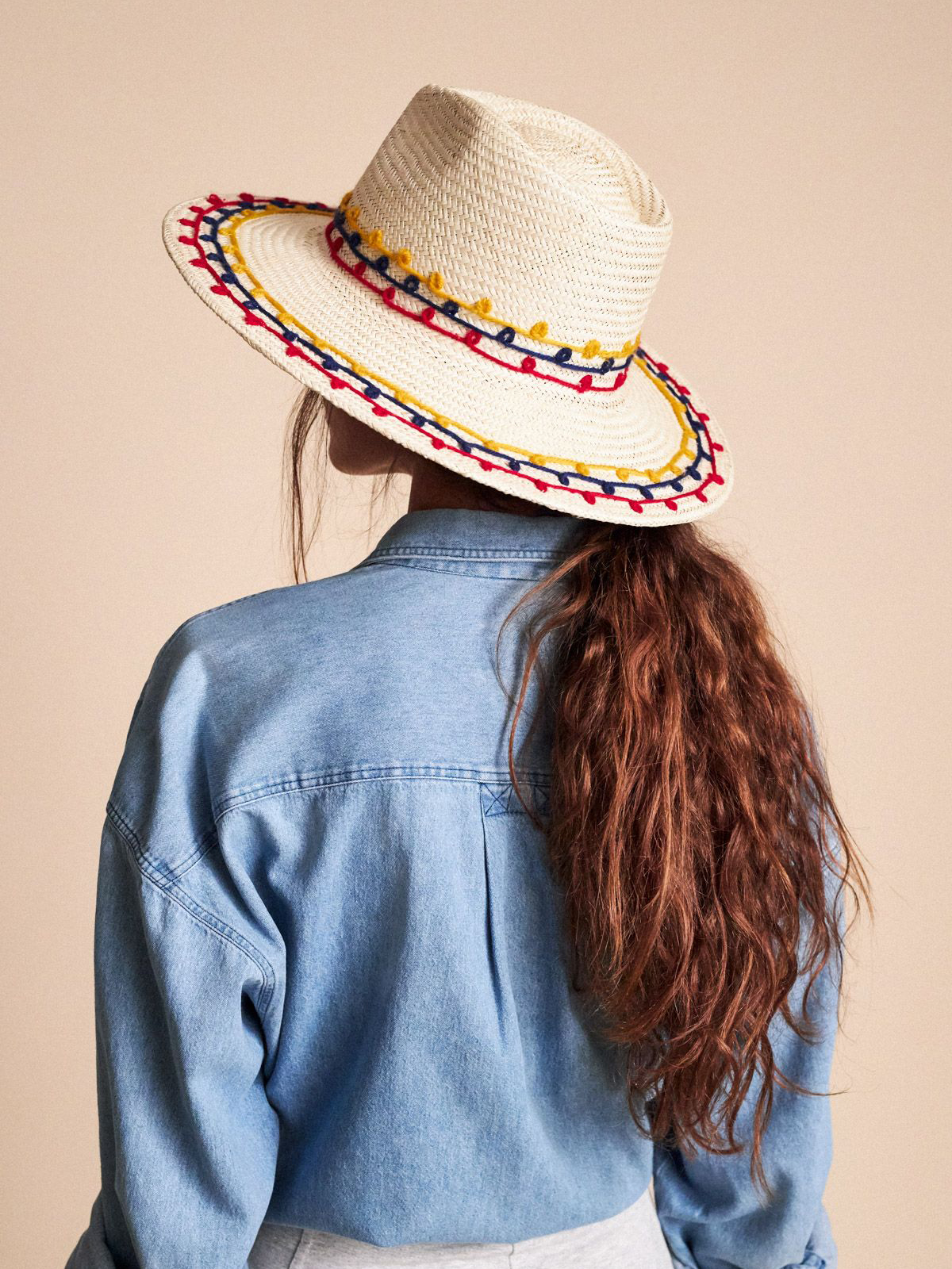 Kapelusz Brixton Joanna Emb Hat Wmn (tan mix)