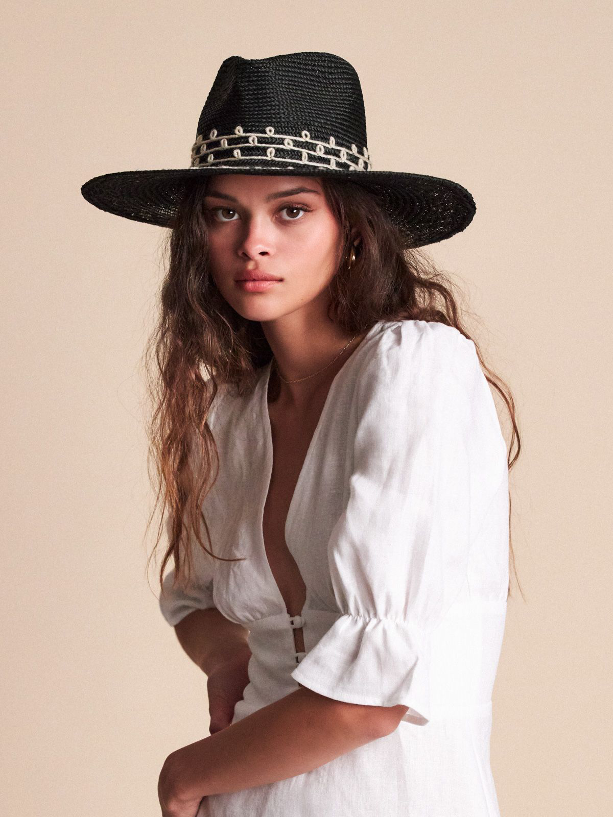 Kapelusz Brixton Joanna Emb Hat Wmn (black)