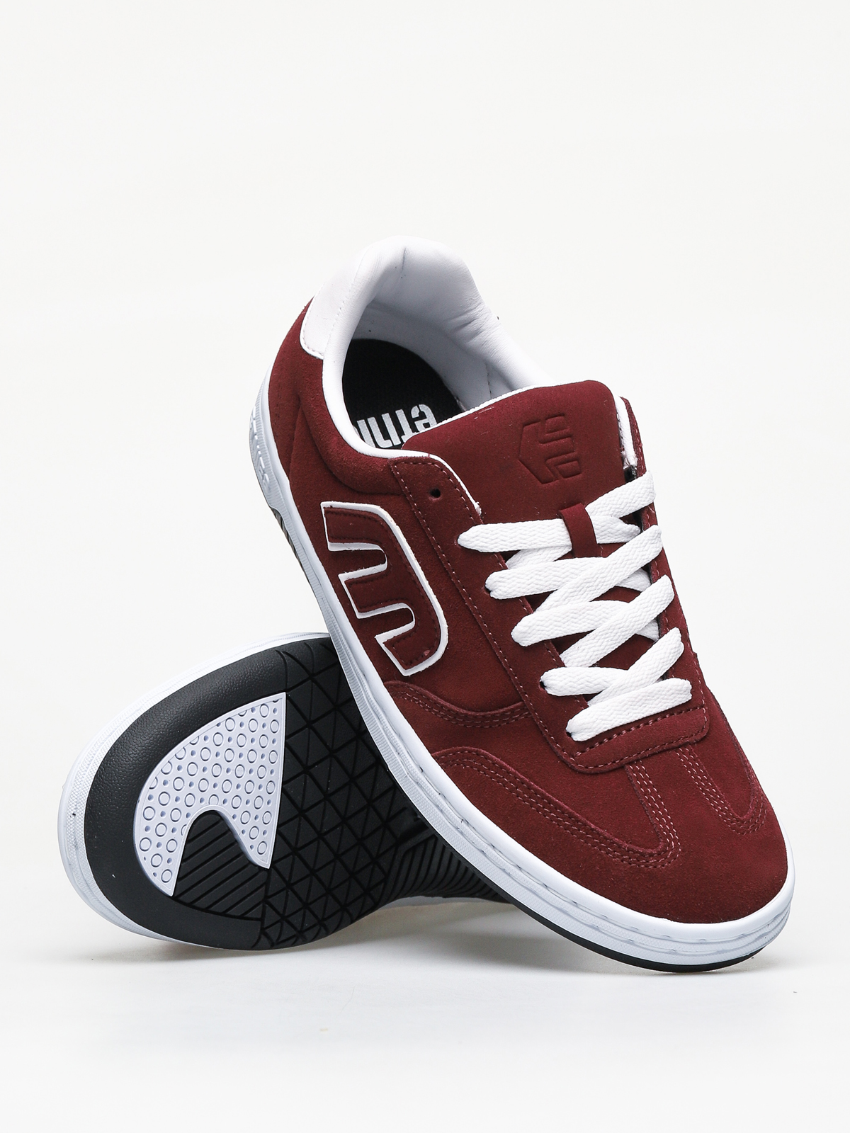 Buty Etnies Lo Cut (burgundy/white)