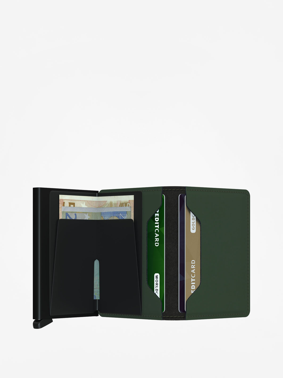 Portfel Secrid Slimwallet Matte (green/black)