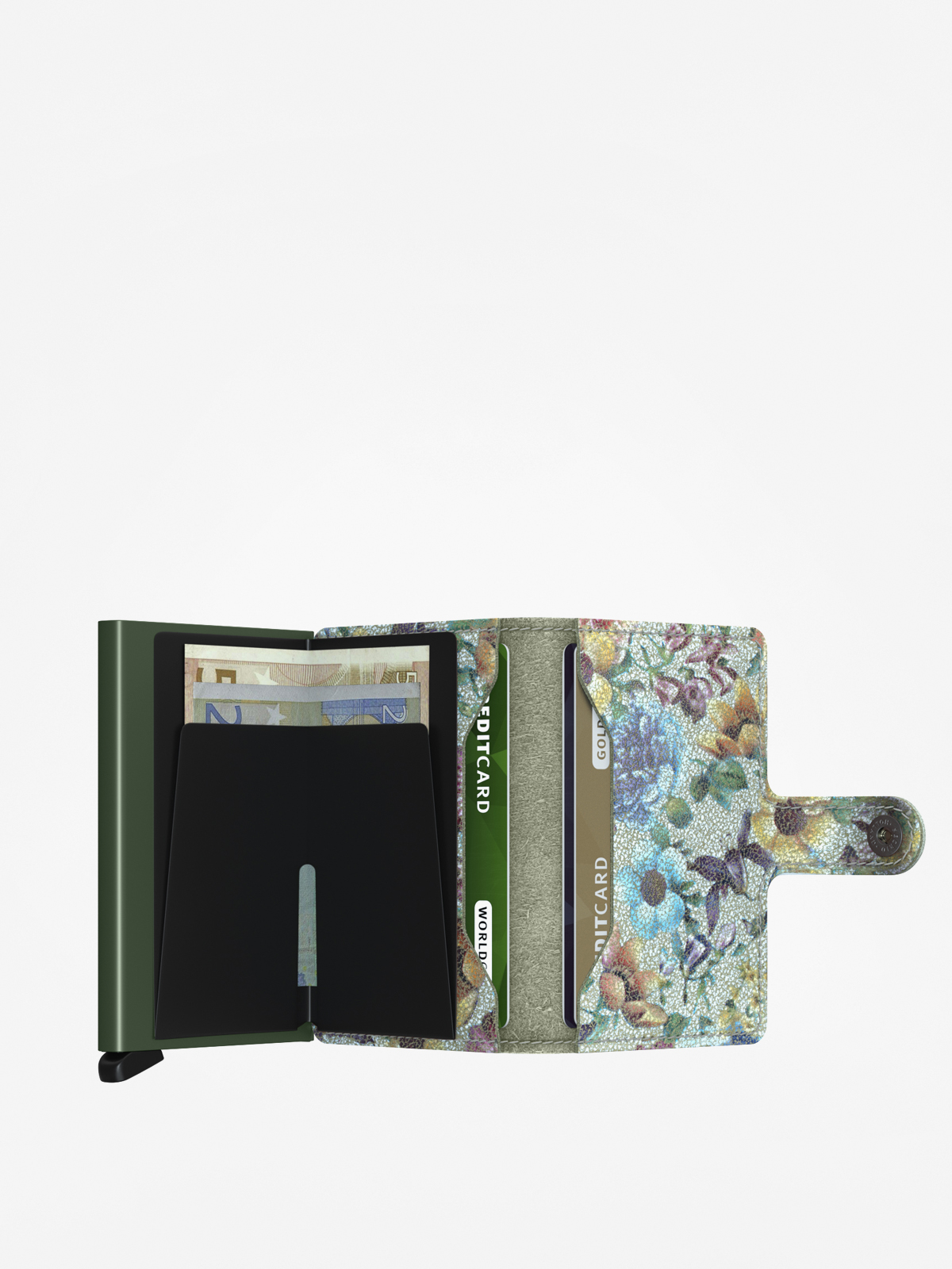 Portfel Secrid Miniwallet Crisple (pistachio floral)