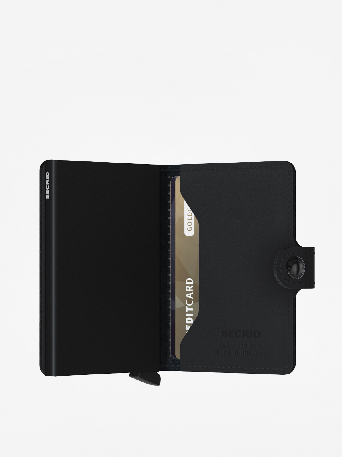 Portfel Secrid Miniwallet Perforated (black)