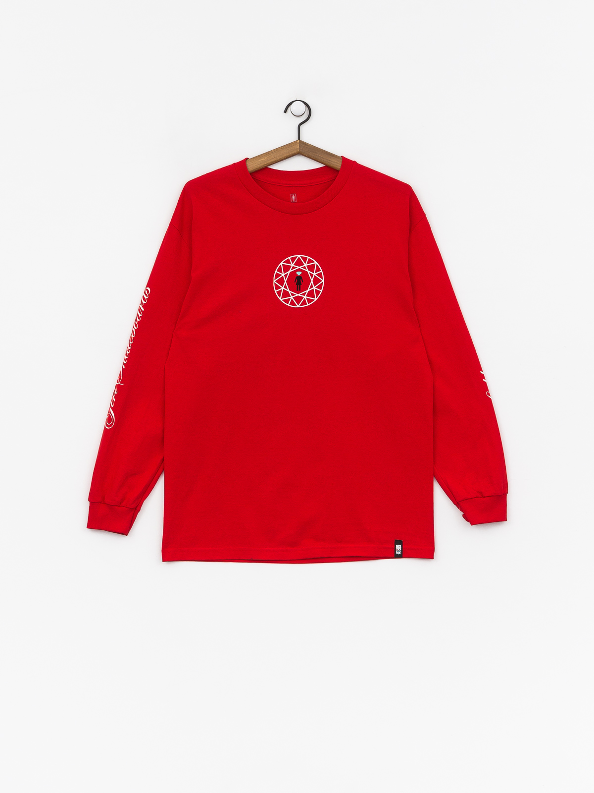 Longsleeve Girl Skateboard Simplicity (red)