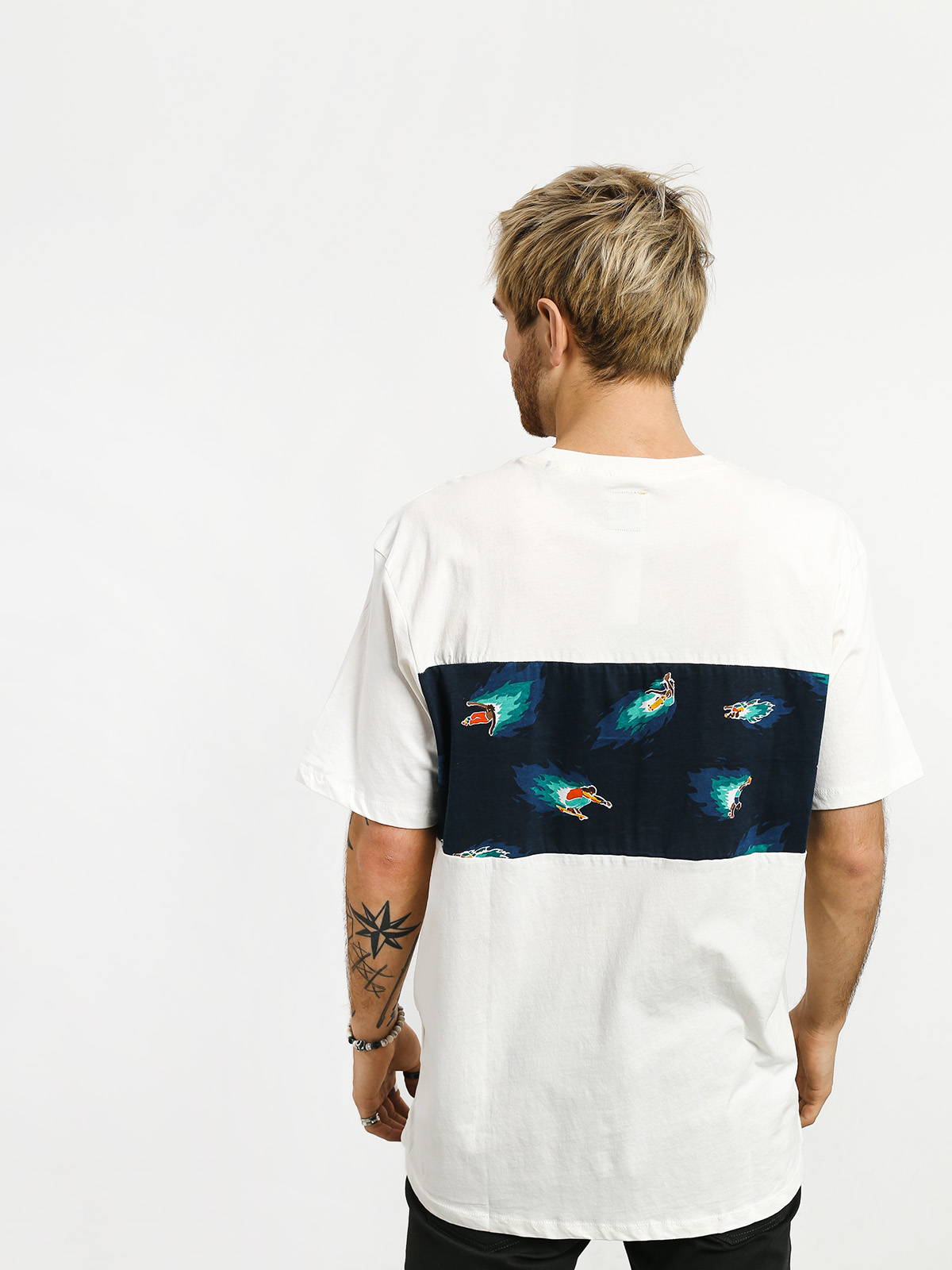 T-shirt Element Hoffman Panel (bone white)