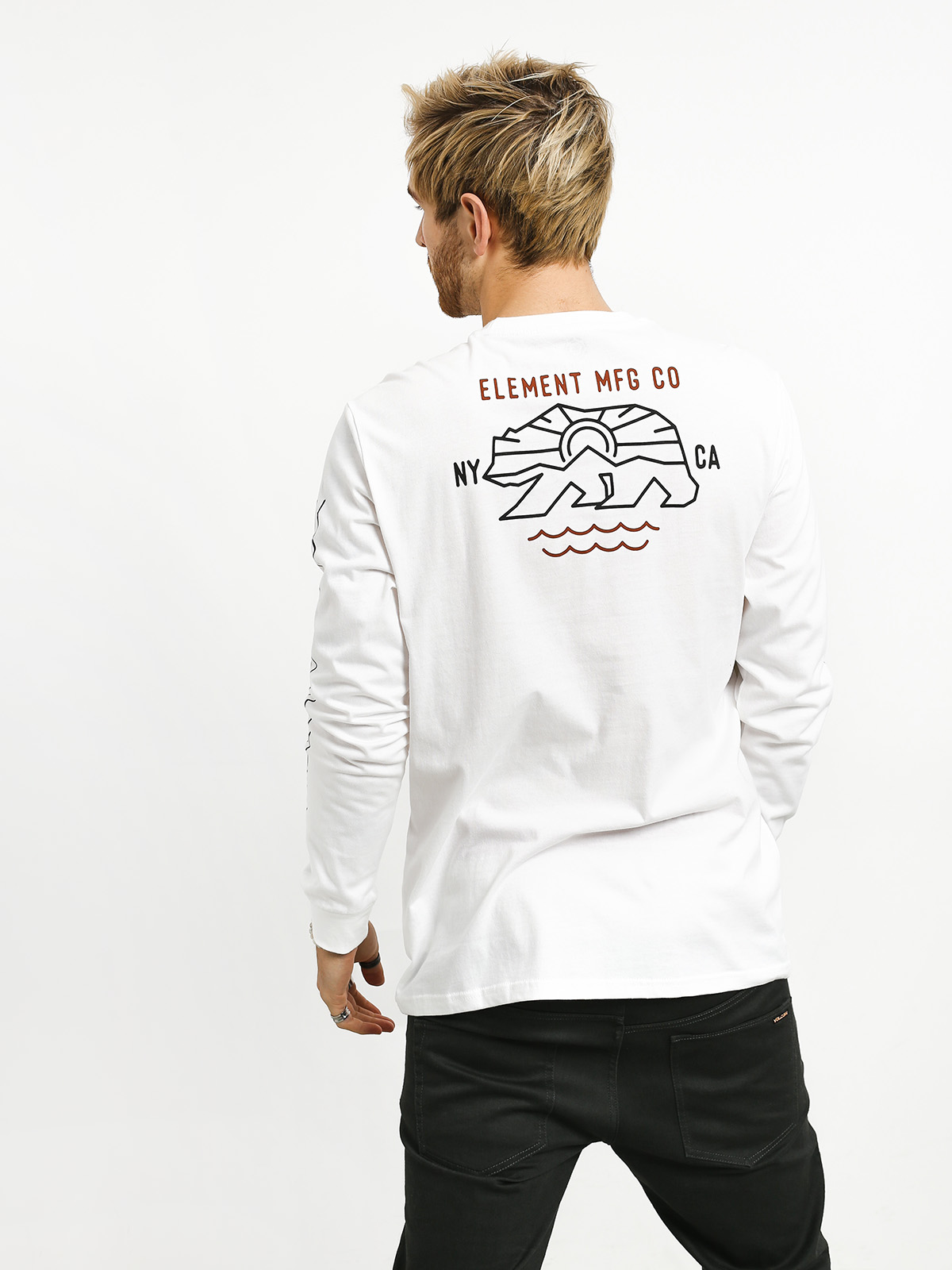 Longsleeve Element Roam (optic white)