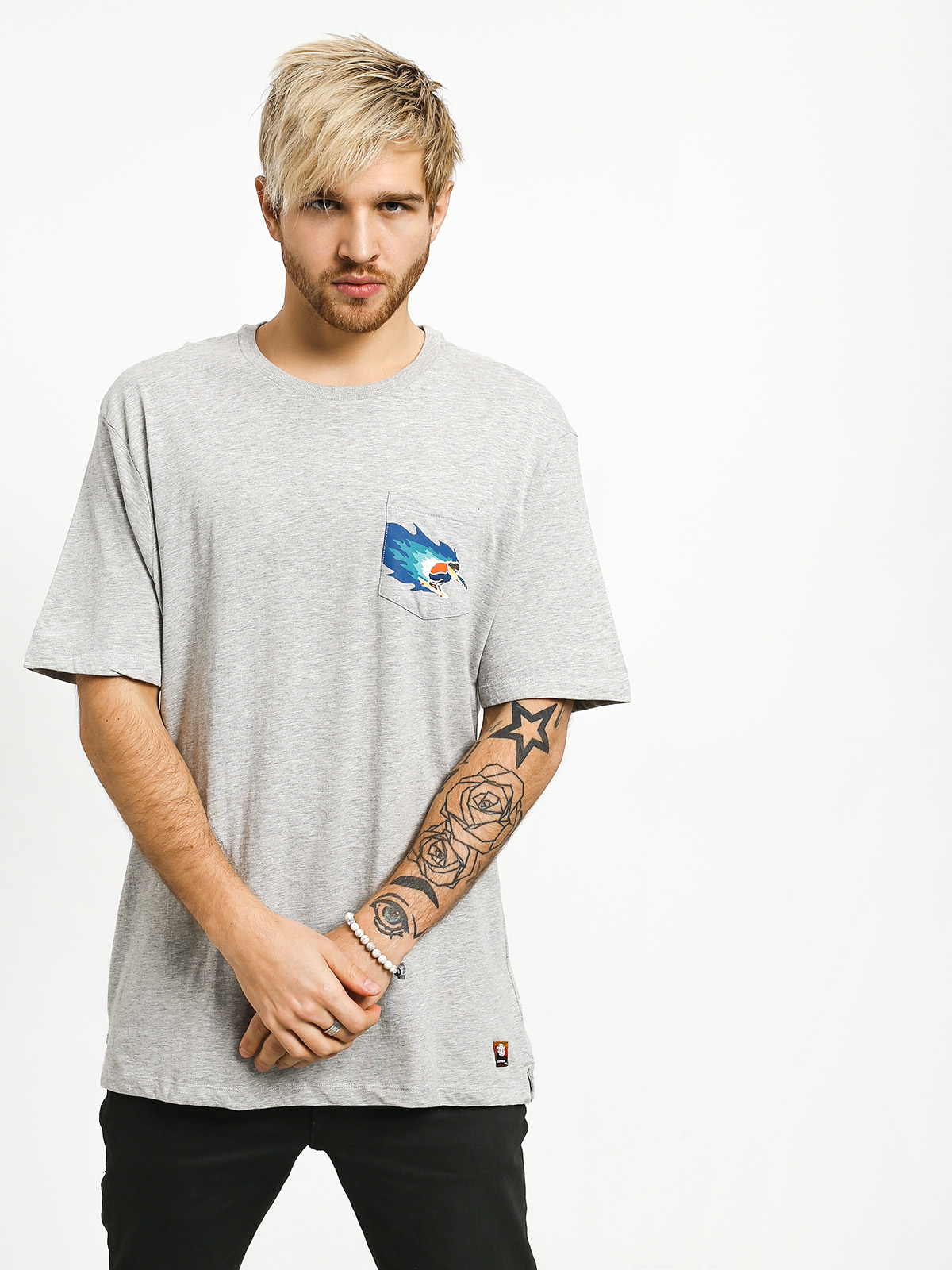 T-shirt Element Hoffman Pkt (grey heather)