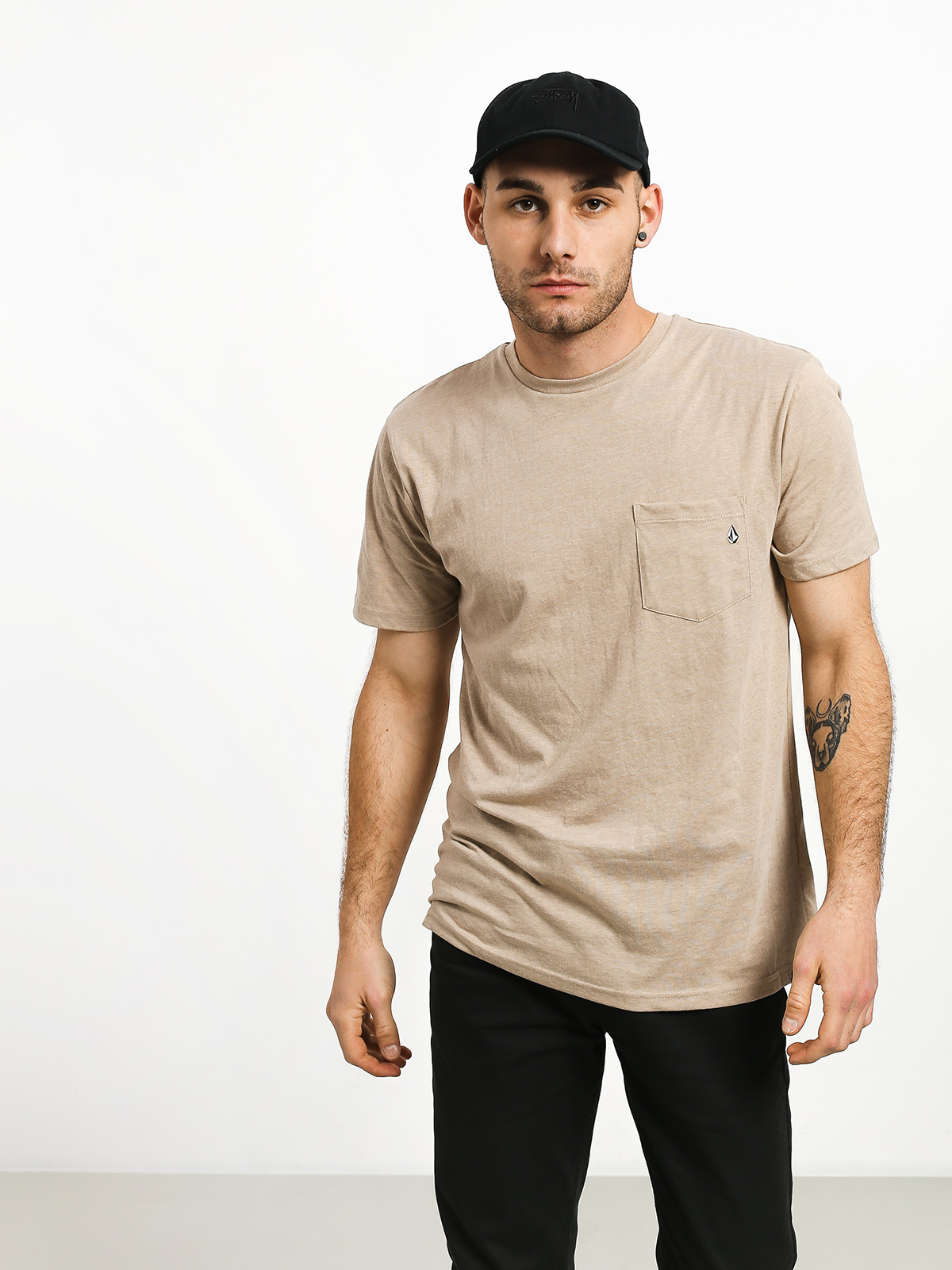 T-shirt Volcom Heather Pckt Hth (oat)