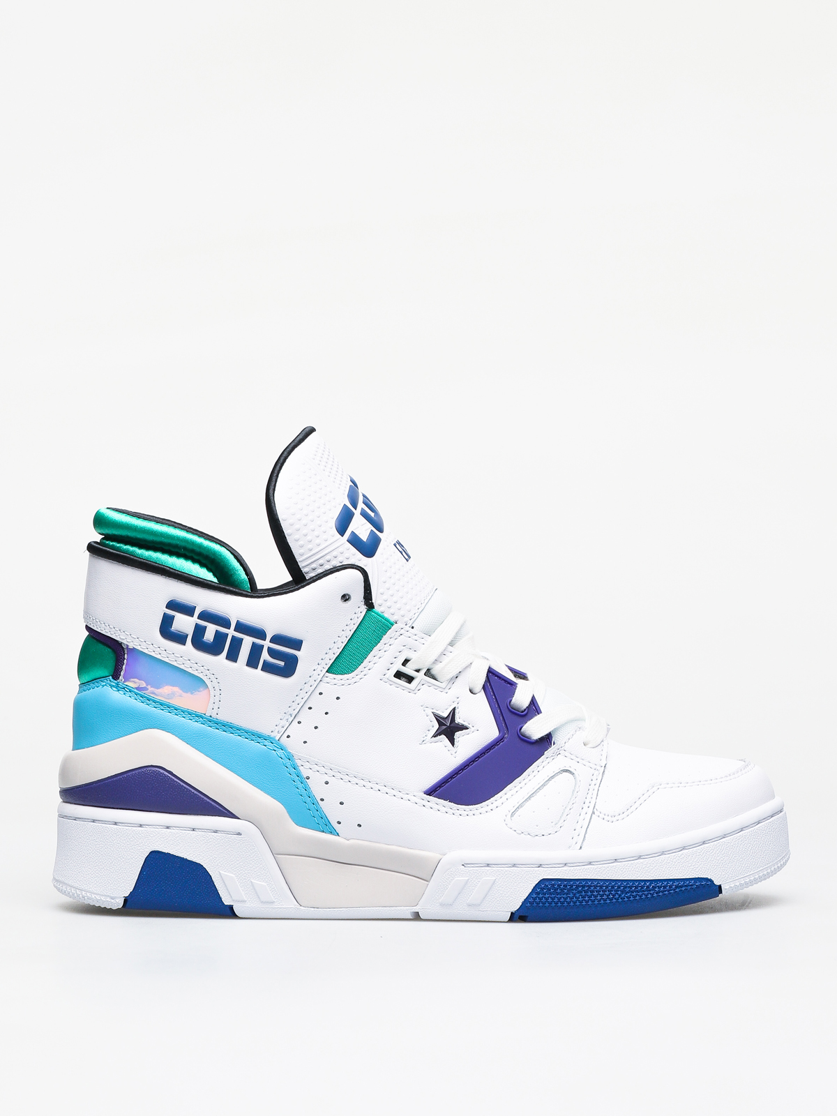 Buty Converse Erx 260 Mid - biały (white/court purple/bold jade)