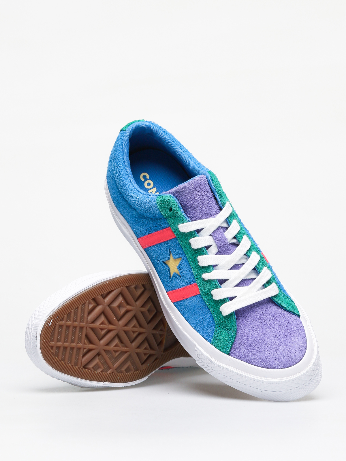 Buty Converse One Star Academy Ox (totally blue/racer pink/white)