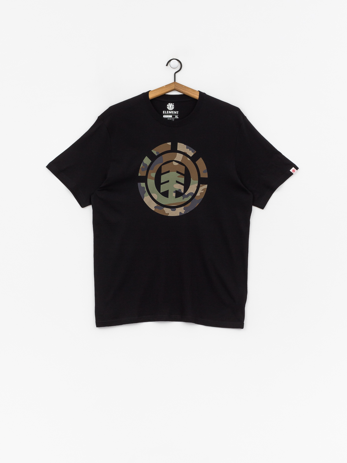 T-shirt Element Foundation Icon (flint black)